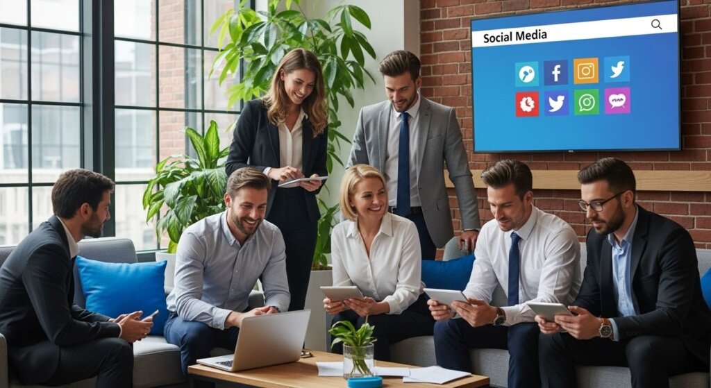 social media business portrait