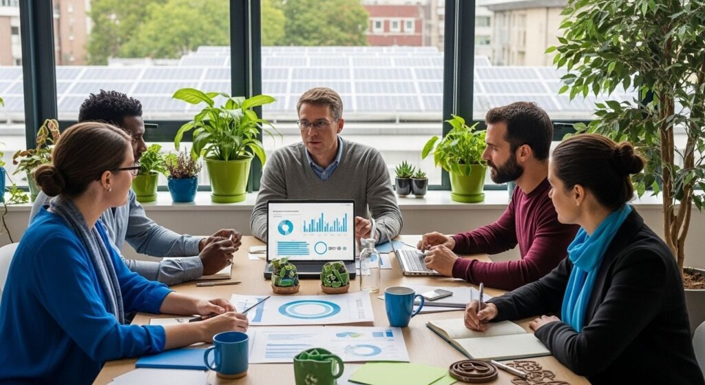 sustainable marketing strategies, teamwork, green business